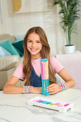 Make It Real Machine Creates Swift Clicks Heishi Bracelet Maker with 2047 Coloured Beads 16 Trendy Colours - [1459]