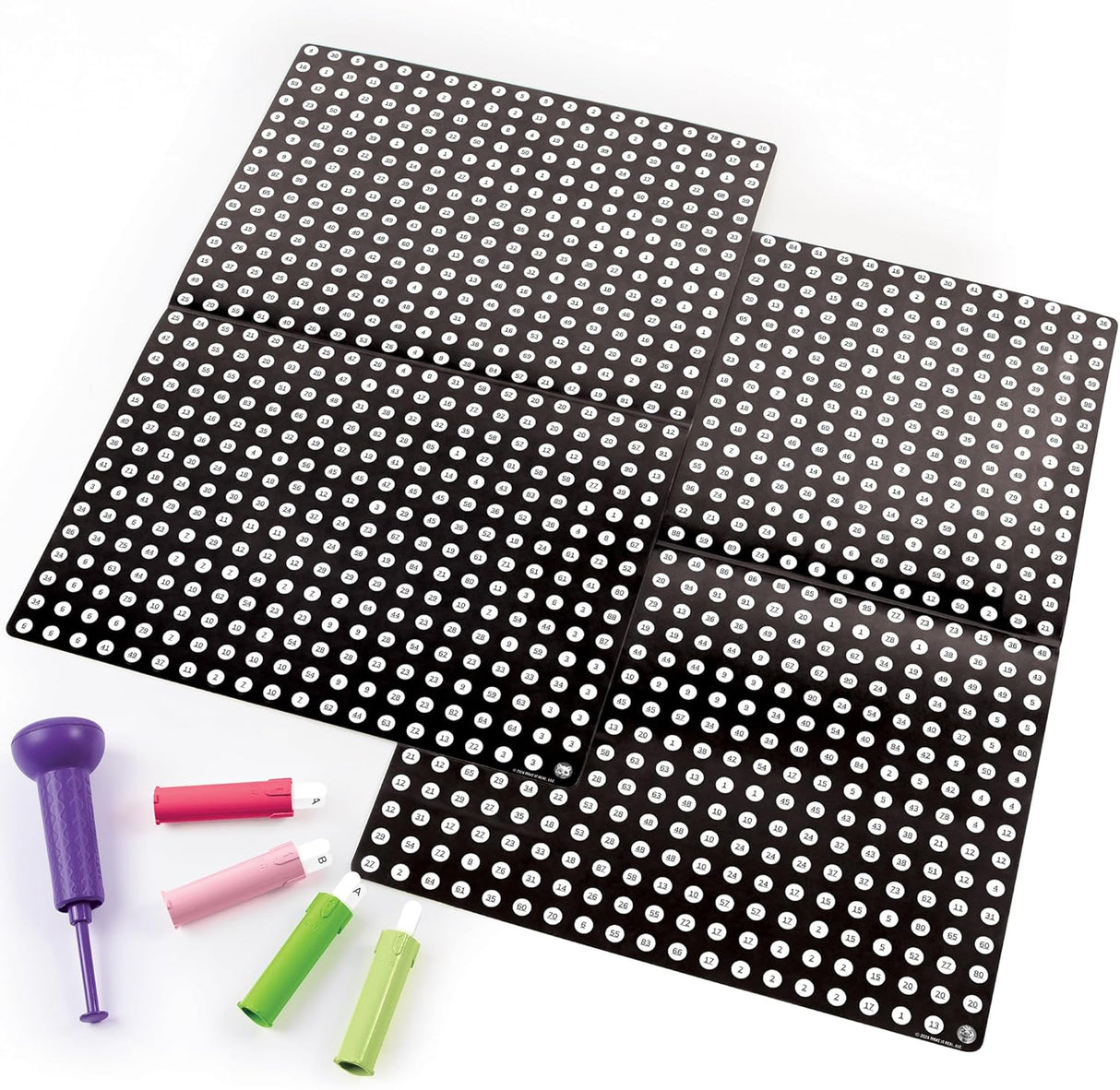 Make It Real: Stamp to Reveal Cool Cat & Smily Dino - DIY Dot Poster Character - [1472]