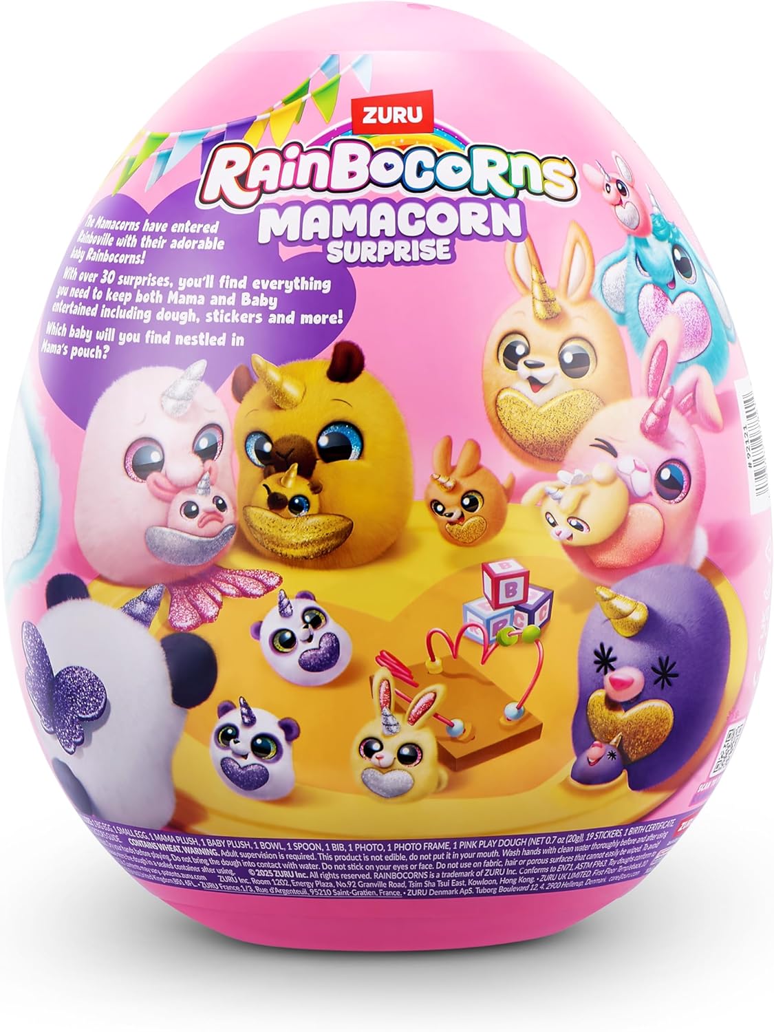 ZURU Rainbocorns Mamacorn Surprise Collectible Plush Toy 92121