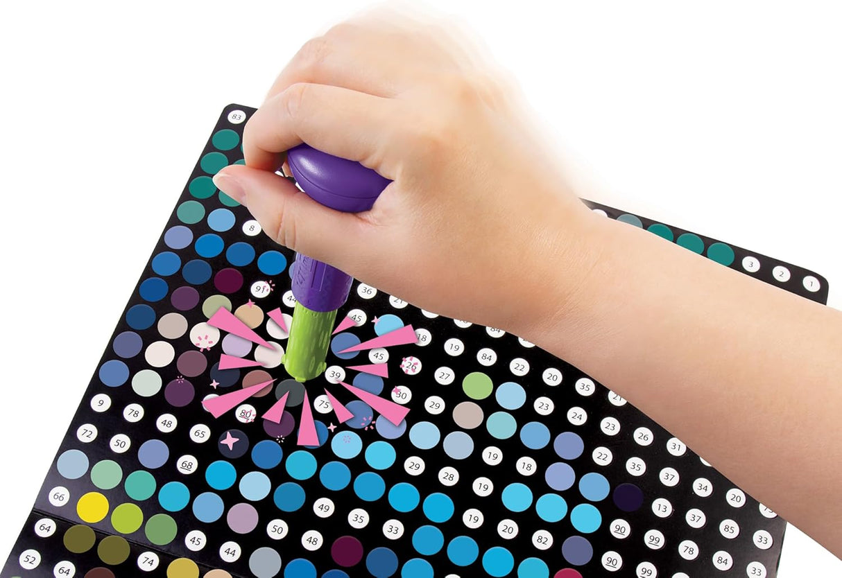 Make It Real: Stamp to Reveal Cool Cat & Smily Dino - DIY Dot Poster Character - [1472]