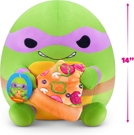 ZURU Snackles TMNT Capsule 5" Plush & 14" Plush Pizza Snack Series 1 -1 PCS[77629GQ1]
