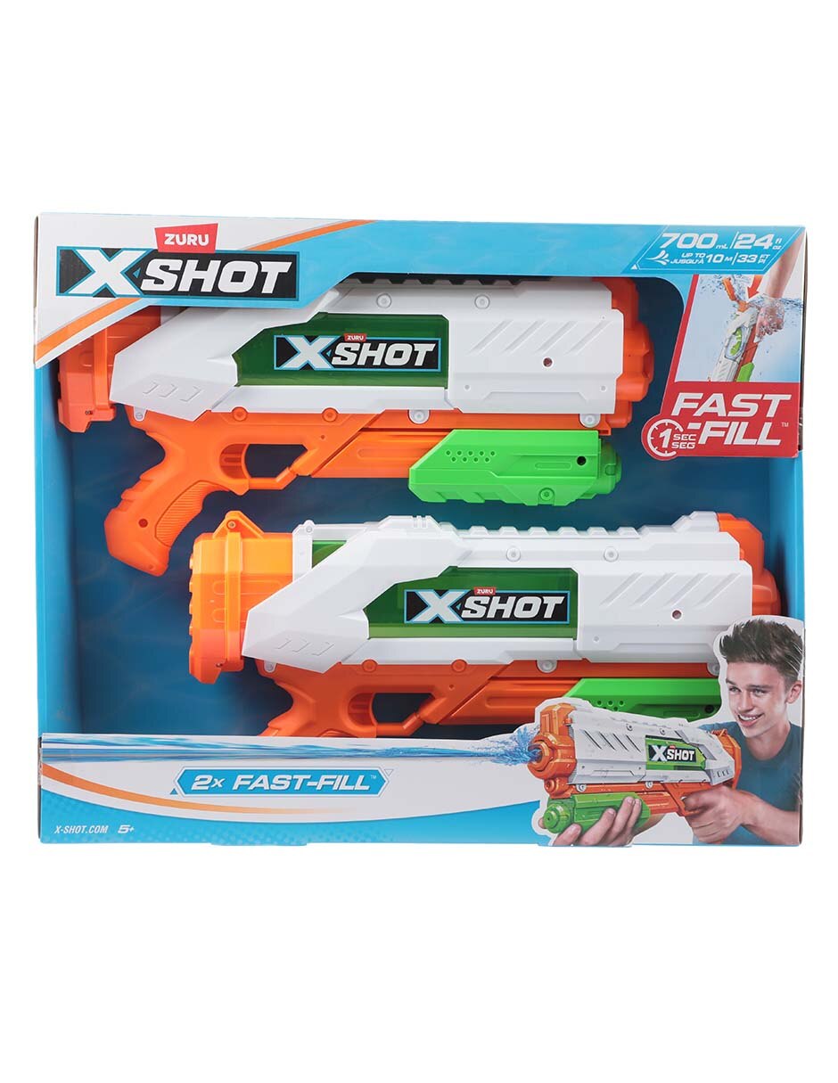 ZURU XSHOT Water Fast Fill Medium Blaster 2 Pack - 1 PCS [56144]