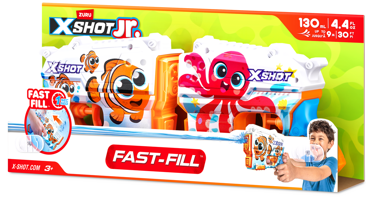ZURU X-Shot Junior Fast-Fill Water Blaster 2 pack - 1 PCS [118115]