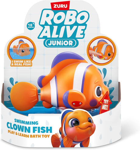 ZURU Robo Alive Junior Little Fish Robotic Swimming Fish Series 1 - 1 PCS-25253