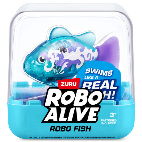 ZURU Robo Alive Water Activated Series 3 Swimming Fish Cube-1 PCS-7191UQ3