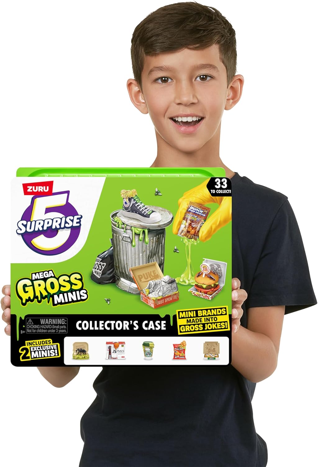 ZURU 5 Surprise Mega Gross Minis Collector's Case-Series 1-77452