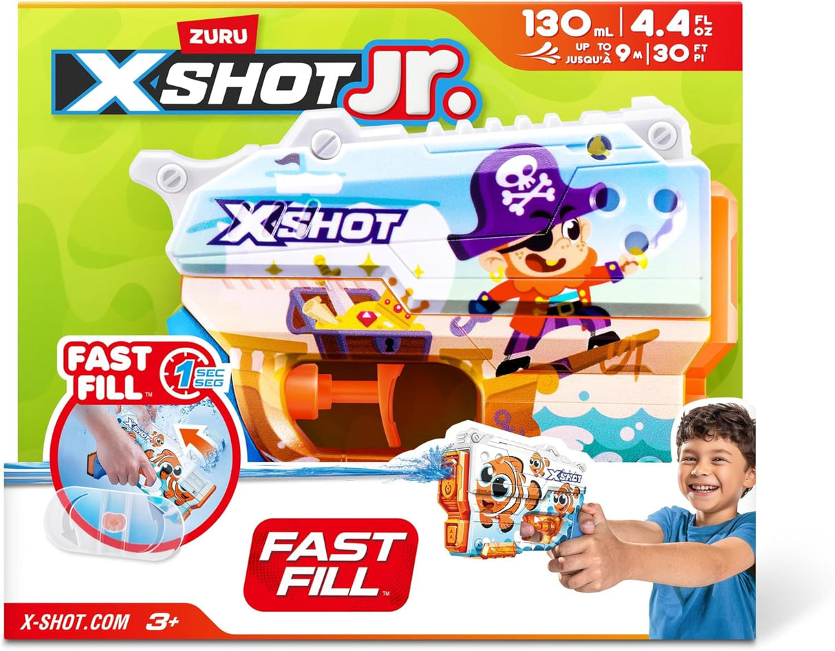 ZURU XSHOT Water Junior Preschool Blaster Fast Fill Blaster Water Gun - 1PCS[118143]