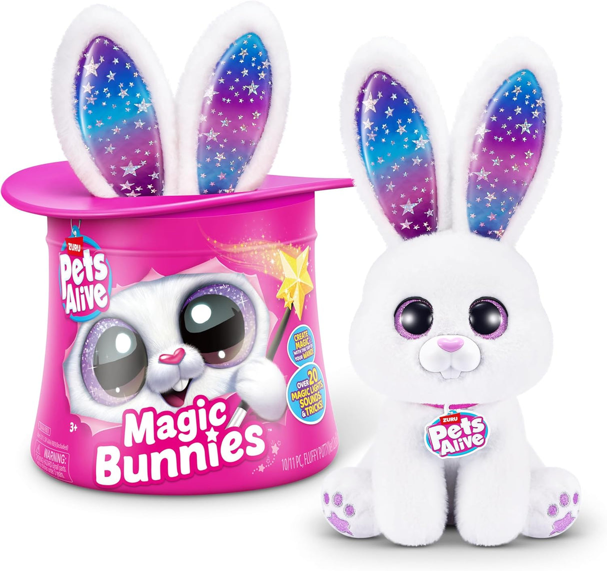 ZURU Pets Alive Magic Bunnies Electronic Plush 9549