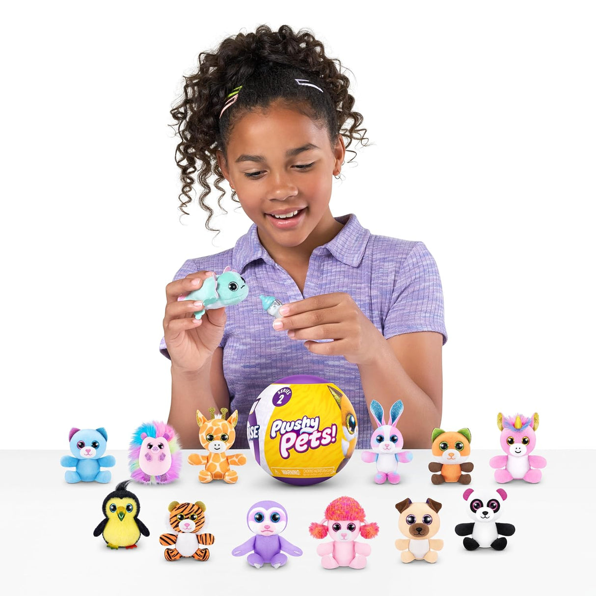 ZURU 5 Surprise Plushy Pets Series 2 Collectible Mystery Capsule-77596GQ2