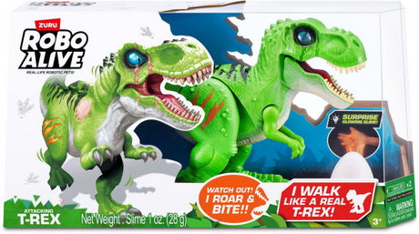 ZURU Robo Alive Attacking T-Rex Series 2 Robotic Dinosaur-1 PCS-7127