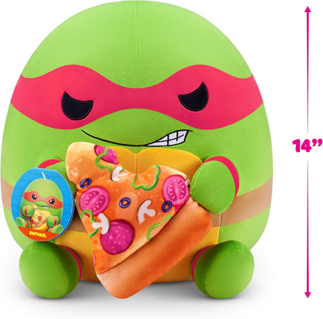ZURU Snackles TMNT Capsule 5" Plush & 14" Plush Pizza Snack Series 1 -1 PCS[77629GQ1]