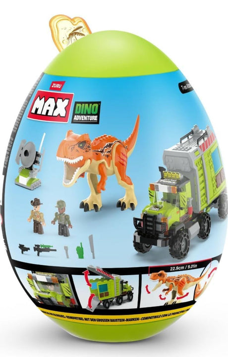 Zuru Max - Dino Adventure T-Rex Attack (310 Pieces)-SERIES 1-Egg Capsule-83155
