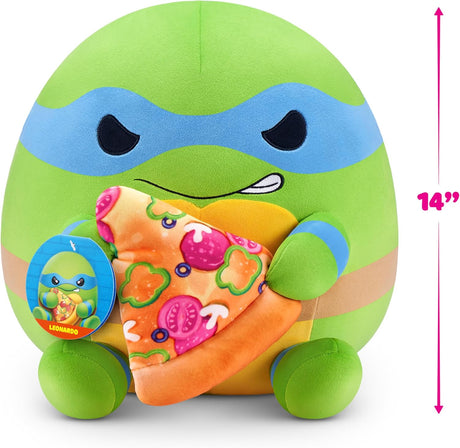 ZURU Snackles TMNT Capsule 5" Plush & 14" Plush Pizza Snack Series 1 -1 PCS[77629GQ1]
