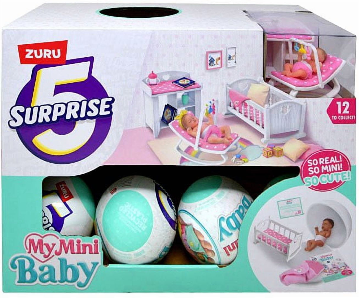 ZURU 5 Surprise My Mini Baby Series 1 Collectible Mystery Capsule-1 PCS-77487GQ7