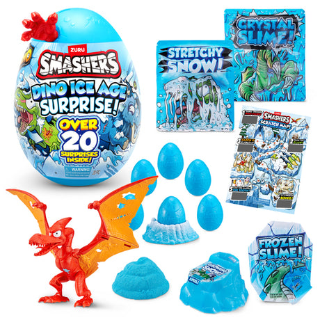 ZURU Smashers Series 3 Dino Ice Age Surprise Large Epic Egg- 1 PCS-7455