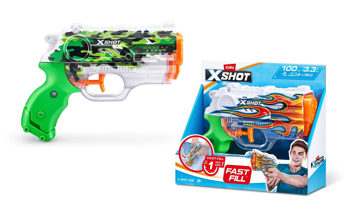 ZURU XSHOT Water-Fast Fill Skins Nano Blaster - 1 PCS [11853]