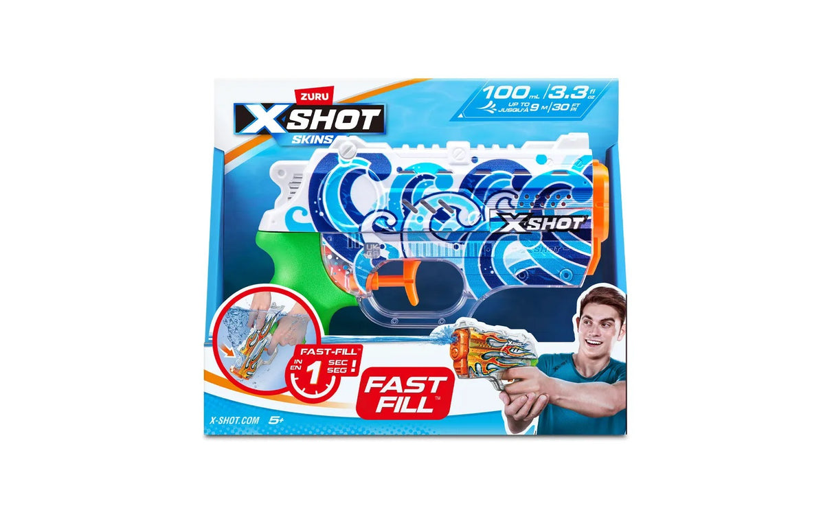 ZURU XSHOT Water-Fast Fill Skins Nano Blaster - 1 PCS [11853]