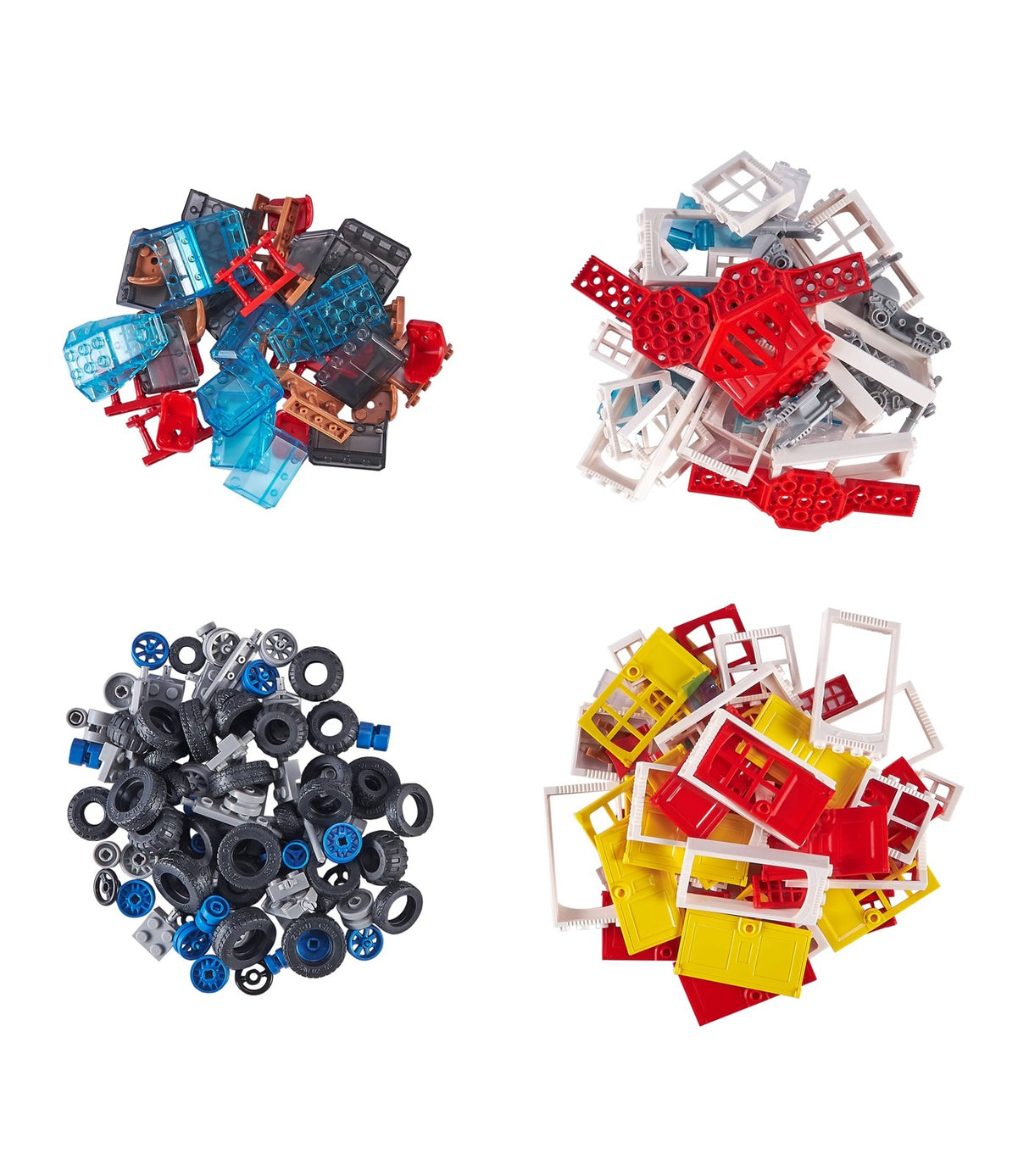 ZURU MAX Build More Building Bricks Accessories and Wheels Value Set