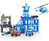 Zuru MAX City Int Series 1(889 pcs)Brick Box Playset Police Station-83162