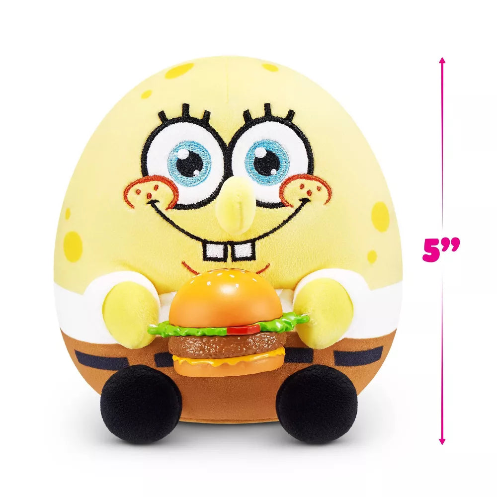 ZURU Snackles Spongebob Squarepants 5" Capsule Plush- 1 PCS[77705GQ1]