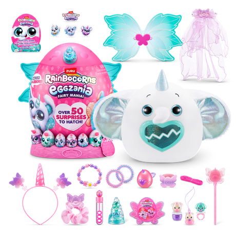 ZURU Eggzania Fairy Mania (Elephant) Plush Toy Collectible Plush Surprise Eggs 92106