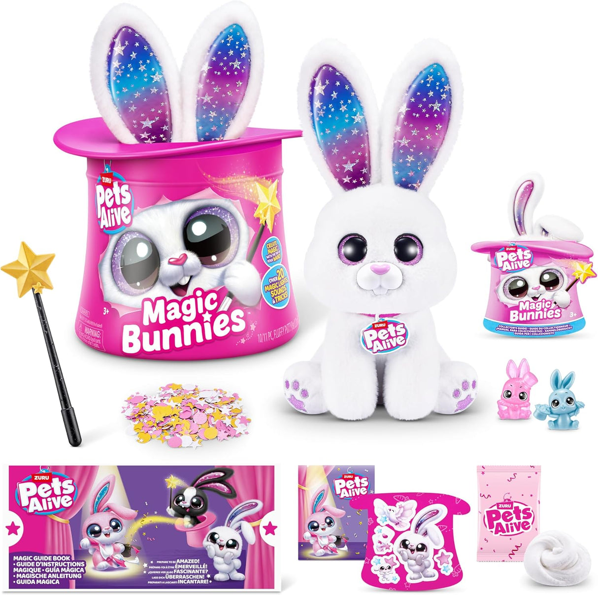 ZURU Pets Alive Magic Bunnies Electronic Plush 9549