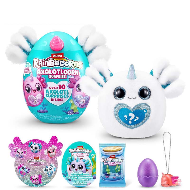 ZURU Rainbocorns Axolotlcorn Surprise Collectible Plush Toy 92120TQ2