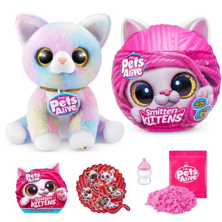 ZURU Pets Alive Smitten Kittens Nurture Play Soft Toy 9541