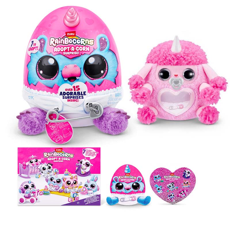 ZURU rainbocorn  adopt a corn surprise  series 1 Collectible Plush 92105