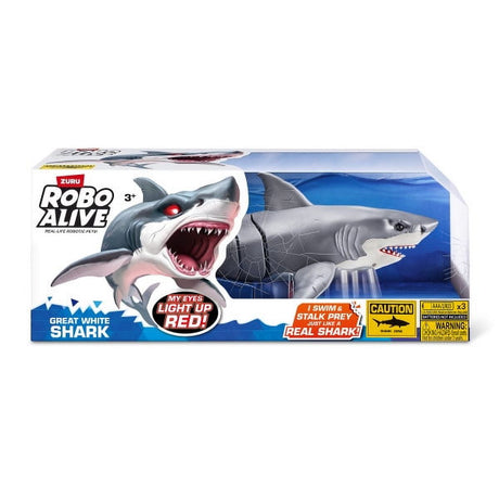 ZURU Robo Alive Great White Shark Series 1-Large Shark Window Box 1 PCS-71126