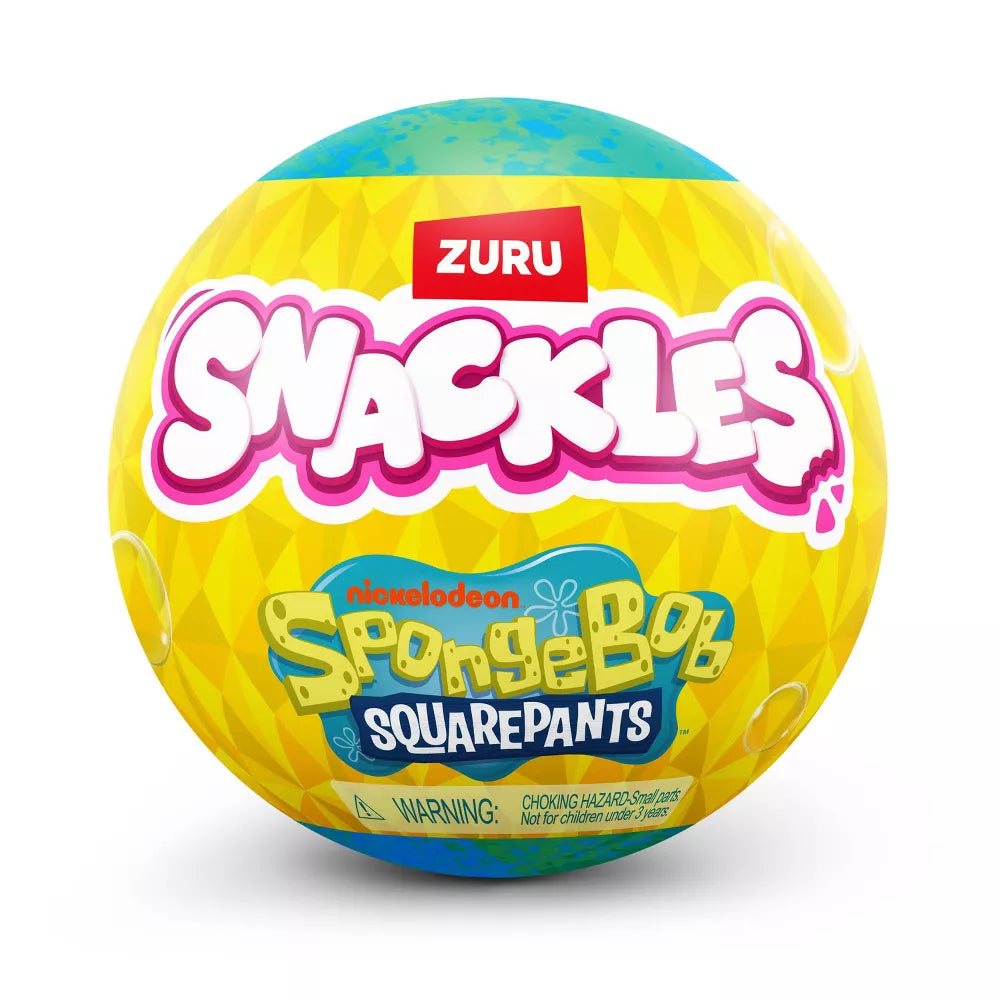ZURU Snackles Spongebob Squarepants 5" Capsule Plush- 1 PCS[77705GQ1]