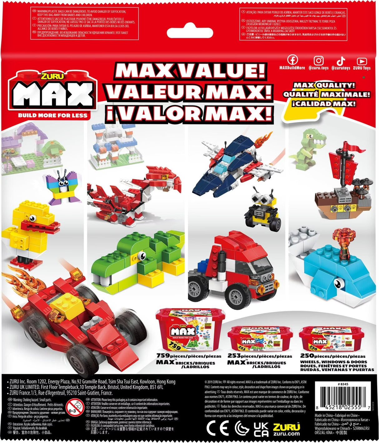 Zuru Max Construction Base Construction-1 Base Plate-8345