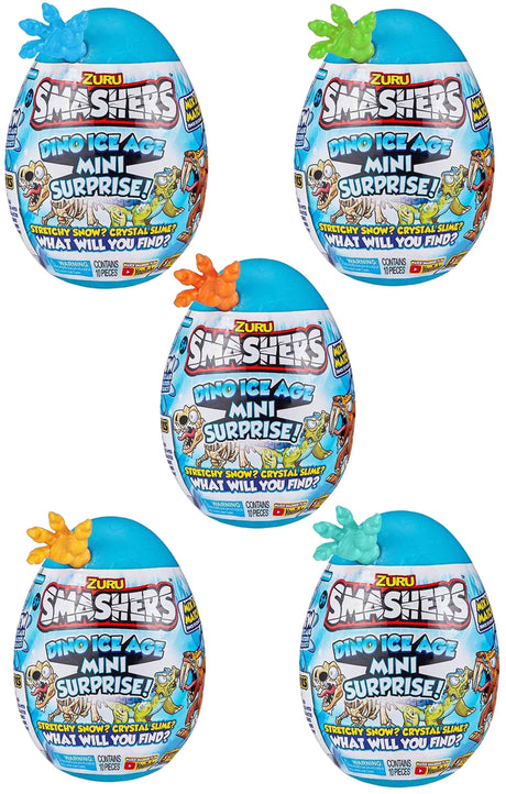 ZURU Smashers Dino Ice Age Mini Surprise Egg Small-1 PCS-7456SQ1