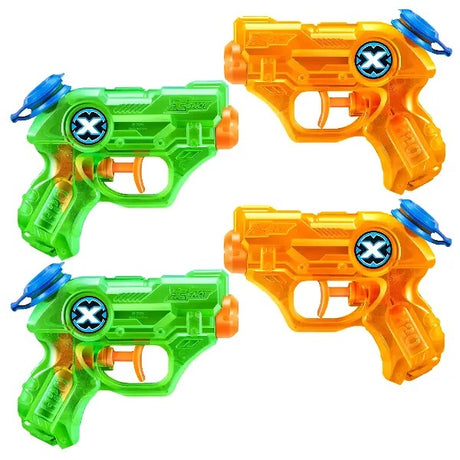 ZURU X-Shot Water Warfare Nano Drencher Blaster Guns 4 Pack - 1 PCS [118145]