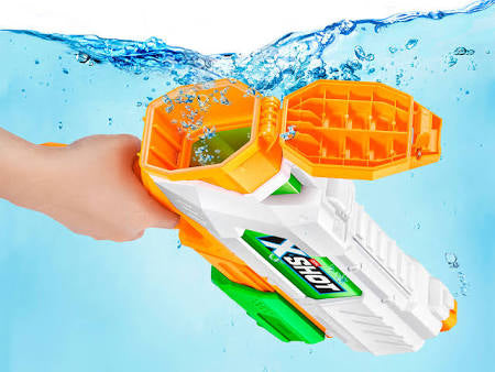 ZURU X-Shot Water Fast Fill 4 Piece WaterGun Set Medium Blaster(2 Pack)&Nano Blaster(2Pack) - 1PCS [118126]