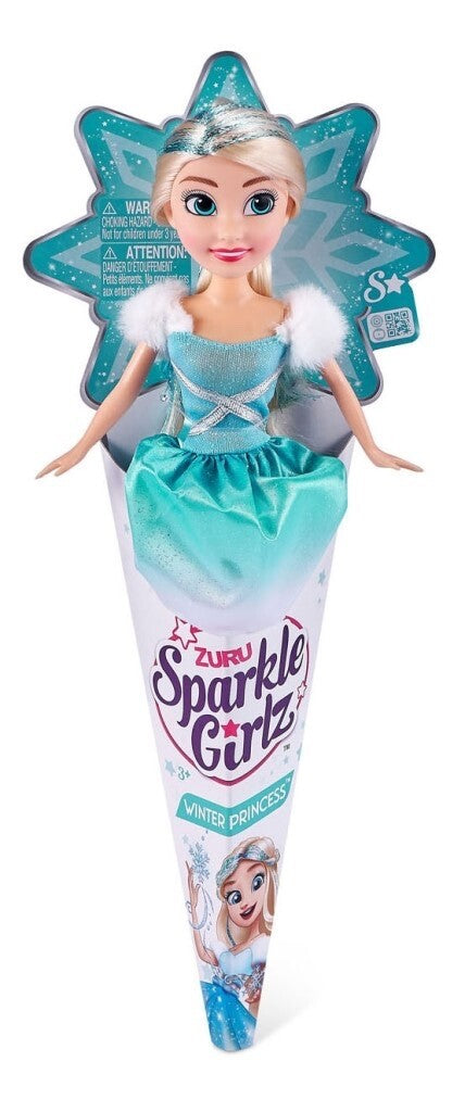 ZURU SPARKLE GIRLZ-DOLLS-10.5"-Winter Princess Cone 10017BQ2
