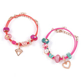 Make It Real Halo Charms Bracelets:   Pretty In Pink Bracelet Kit  - [1708]