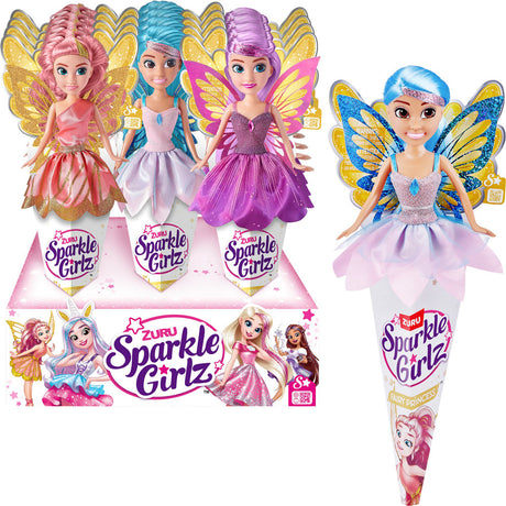 ZURU SPARKLE GIRLZ-DOLLS-10.5"-Fairy Princess In Cone 10006BQ5